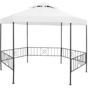 Image of Vidaxl - Garden Gazebo 323x275x265cm White 180 g/m² White