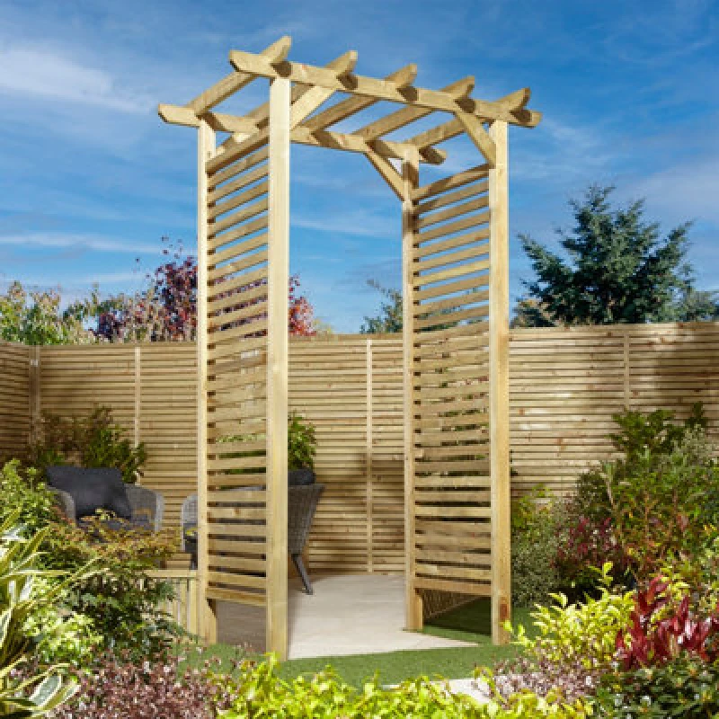 Image of Rowlinson Rowlinson - Stapeley Wooden Garden Arch ARCHSTAP