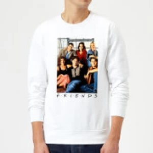 Image of Friends Group Photo Sweatshirt - White - S
