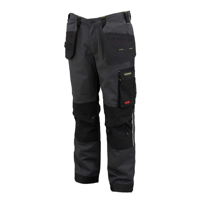 Image of Dunlop On Site Winter Lined Workwear Trousers Charcoal/Black male S