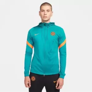 Image of Nike Chelsea FC Strike Hooded Jacket Mens - Blue