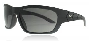Image of Puma PU0057S Sunglasses Black Smoke 002 Polariserade 63mm