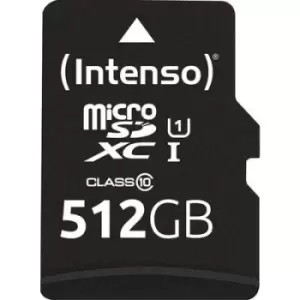 Image of Intenso 512GB microSDXC Performance microSD card 512GB Class 10 UHS-I Waterproof
