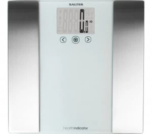 Image of SALTER 9196 SV3R Bathroom Scales - Silver & Grey, Silver