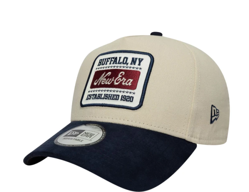 Image of New Era Ne Patch Suede Eframe Cap Beige OSFM