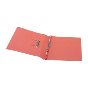 Image of 5 Star Foolscap Transfer Spring File 285gsm Red Pack of 50