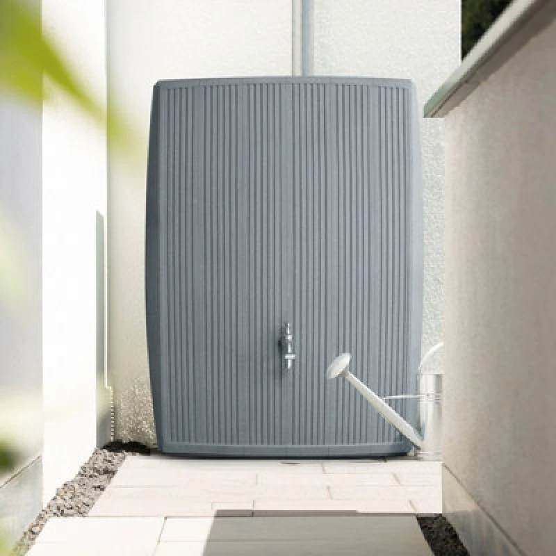 Image of Charles Bentley Concrete 200L Water Butt Plastic