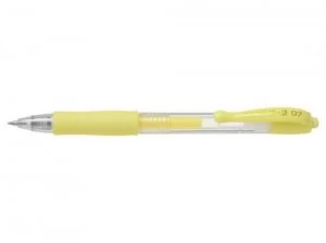 Image of Pilot G207 Gel Retractable 0.7 Pastel Yellow PK12