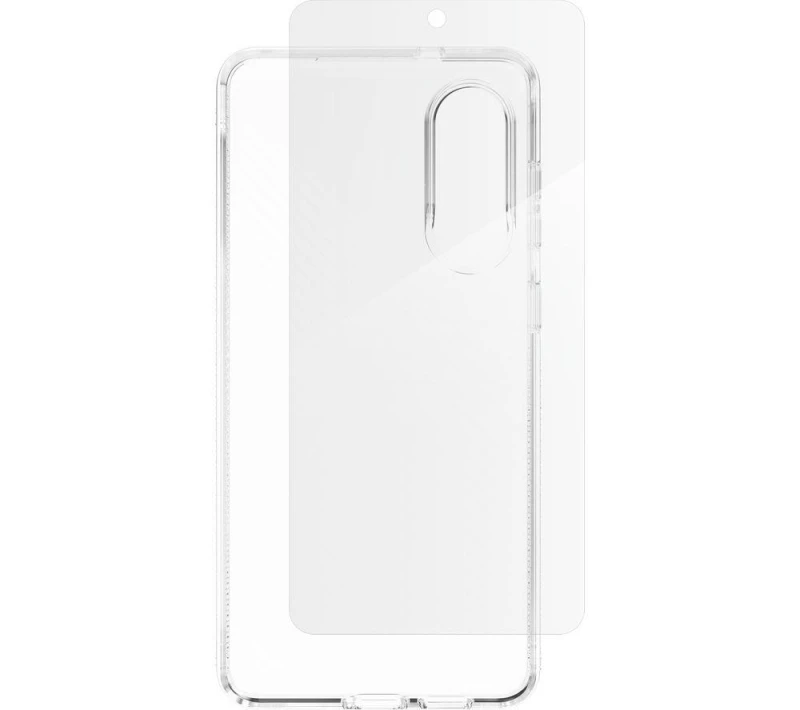 Image of ZAGG Galaxy S25 Edge Luxe Case & Screen Protector Bundle, Clear 840390355812