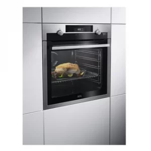 Image of AEG SteamBake 71L Integrated Electric Single Oven BCS556020M