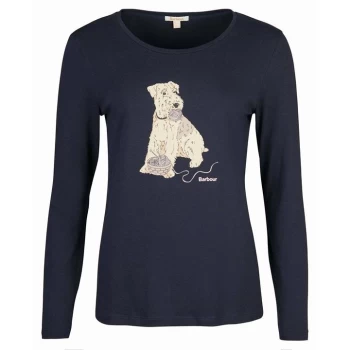 Image of Barbour Fairsfield Long Sleeve T-Shirt - Navy