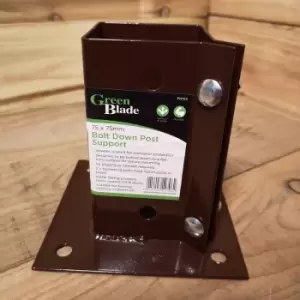 Image of Hamble Distribution - 75mm x 75mm (3 x 3) Metal Garden Fence Post Holder / Spike