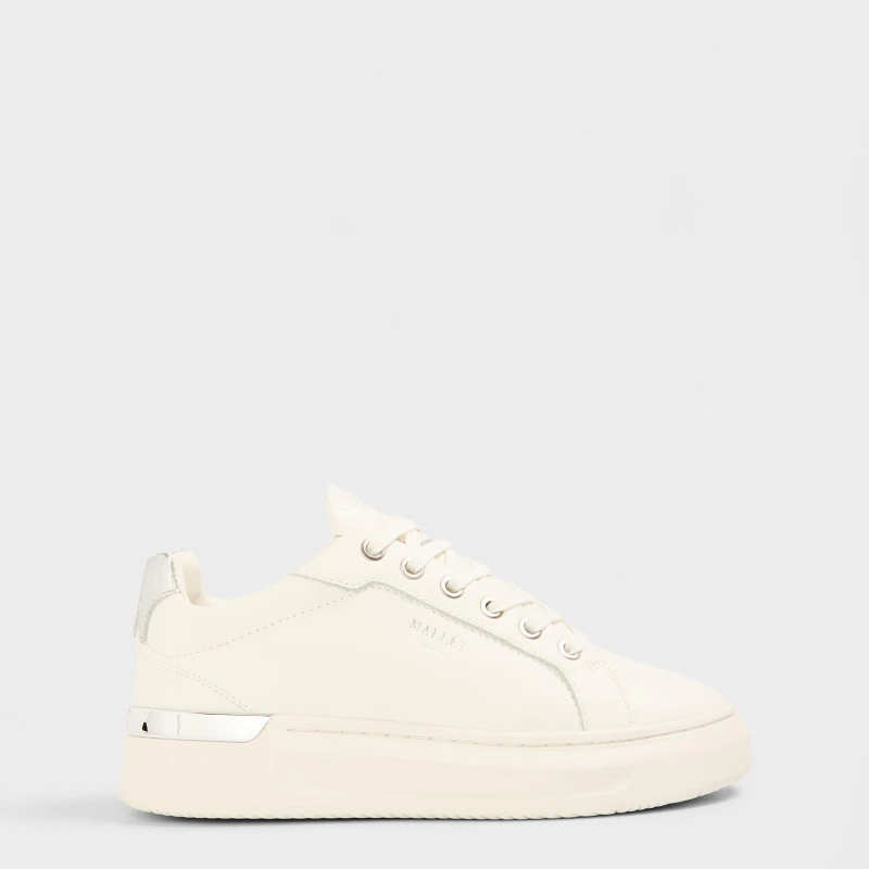 Image of Mallet Womens GRFTR Lite Low-Top Trainers White female 3 (36)