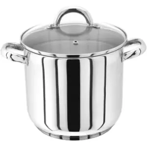 Image of Judge Vista Glass Lid Stockpot 20cm - 28cm Glass Lid Stockpot, Stainless Steel