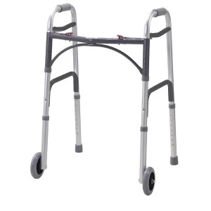 Image of Drive Folding Walking Frame - Silver