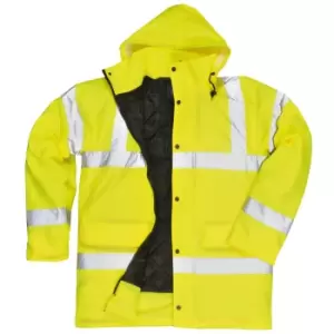 Image of Portwest Hi-Vis Traffic Jacket (S460) / Workwear / Safetywear (Pack of 2) (L) (yellow)