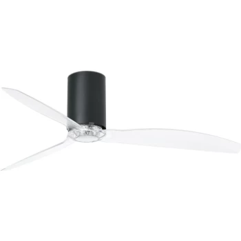 Image of Faro Mini - Medium Ceiling Fan with / without Light Matt Black, Clear