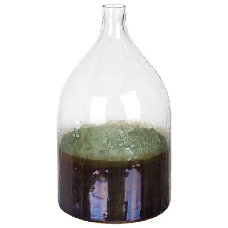 Image of Beliani Flower Vase Kulcha Glass 36cm Multicolour