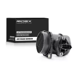 Image of RIDEX Mass air flow sensor 3926A0050 Air mass sensor,MAF sensor FIAT,ALFA ROMEO,STILO (192),STILO Multi Wagon (192),Strada Pickup (178_)