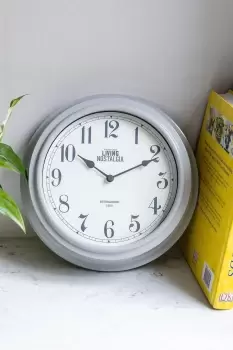 Image of French Grey Wall Clock