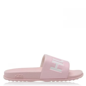 Image of Hugo Boss Match Slides Pink Size 10 Men