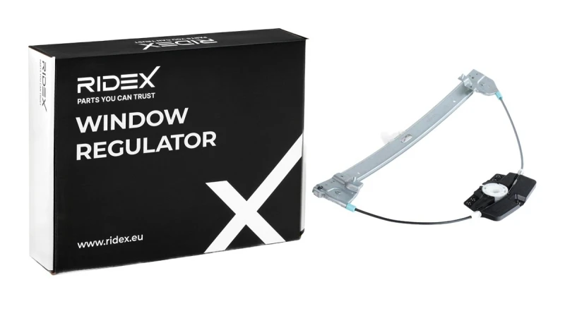 Image of RIDEX 1561W0095 Window regulator Left Front, Operating Mode: Electric, without electric motor Window Winder (1561)