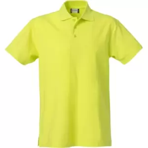 Image of Clique Mens Basic Polo Shirt (L) (Visibility Green)