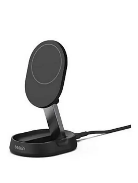 Image of Belkin BoostCharge Pro Smartphone Black AC Wireless charging Fast charging Indoor WIA008BTBK