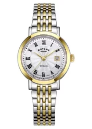 Image of Rotary LB05421/01 Womens Windsor Two-Tone Watch