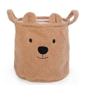 Image of Childhome Teddy Bear Storage Basket Beige 30 x 30 x 30cm