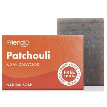 Image of Friendly Soap Bath Soap - Patchouli & Sandalwood