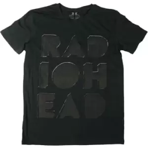 Image of Radiohead - Note Pad Unisex XX-Large T-Shirt - Black