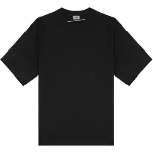 Image of Diesel Maxi Logo T-Shirt - Black
