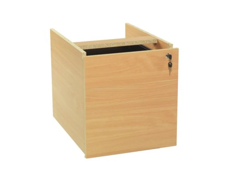 Image of Jemini 2 Drawer Fixed Pedestal 400x550x450mm Beech KF73504