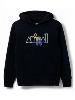 Image of Animal Boys Ryder Logo Hoodie - Black