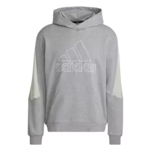 Image of adidas Badge of Sport Hoodie Mens - Grey