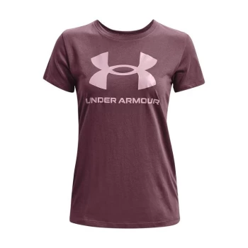 Image of Under Armour Graphic T-Shirt - Purple
