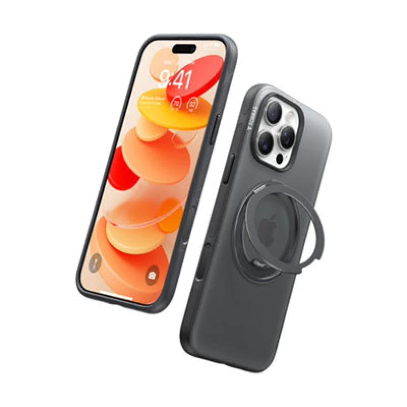 Image of Torras Ostand R Fitness Case For iPhone 16 Pro Black