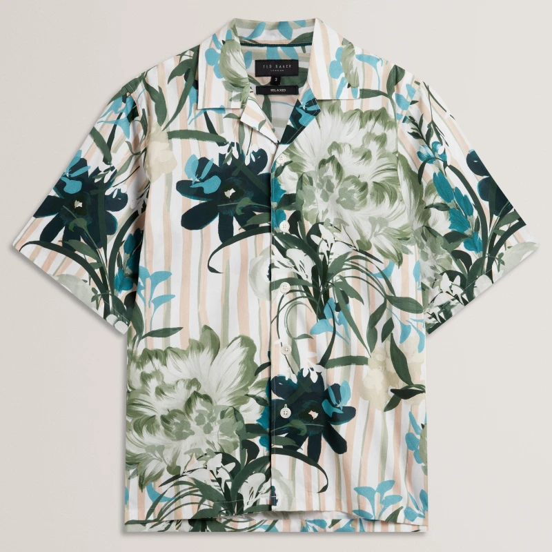 Image of Ted Baker Ted SSPlcmn FlorStrp Sn62 Mid-Pink male S (2)