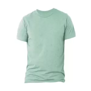 Image of Canvas Triblend Crew Neck T-Shirt / Mens Short Sleeve T-Shirt (L) (Ice Blue Triblend)