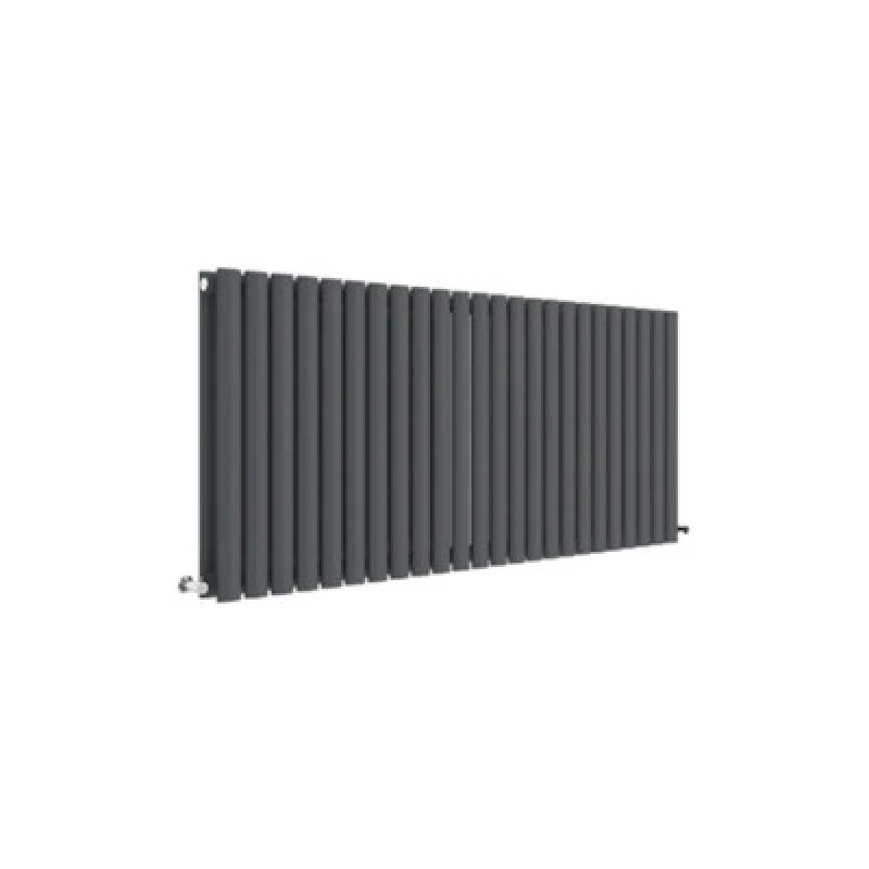 Image of Aspire Aspire - Hudson Reed Revive Double Designer Horizontal Radiator 600mm h x 1398mm w - Anthracite PWHLA40D