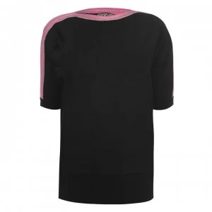 Image of Biba Tipped Shimmer Jumper - Black