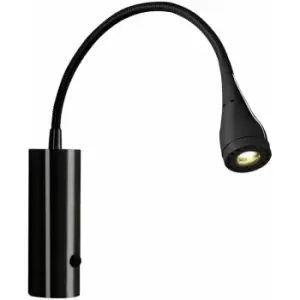 Image of Nordlux Mento LED LED Dimmable Reading Light Black, 3000K