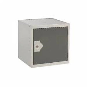 Image of One Compartment Cube Locker D450mm Dark Grey Door MC00099