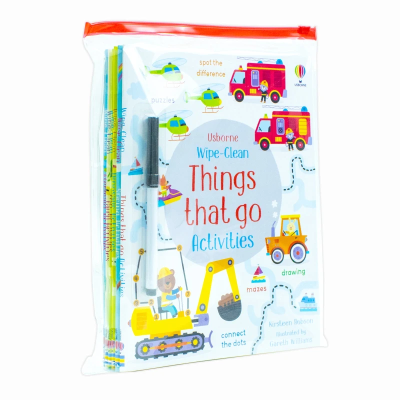 Image of Usborne Wipe Clean Activities Collection Dinosaur Activities By Kirsteen Robson Kirsteen Robson Books