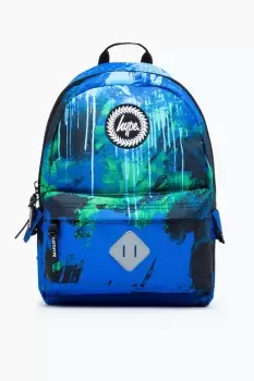 Image of HYPE UNISEX Blue REEF SPRAY CREST MIDI BACKPACK
