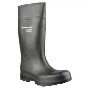 Image of Purofort Professional Plain Rubber Wellingtons Green Size 37