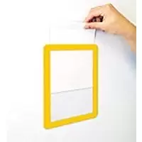 Image of BEAVERSWOOD FRAMES4DOCS Document Frames OD-MFD5/10-YEL A5 Yellow Pack of 10
