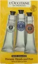 Image of L'Occitane en Provence Dreamy Hands & Feet Gift Set 75ml Hand Scrub + 75ml Hand Cream + 75ml Foot Cream