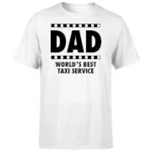 Image of Dad Taxi Service T-Shirt - White - 4XL